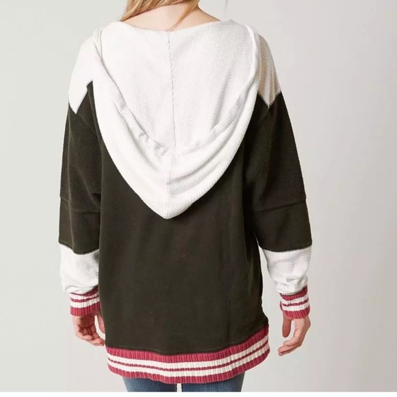 Free People Naomi Sweatshirt in Black - Picture 2 of 10